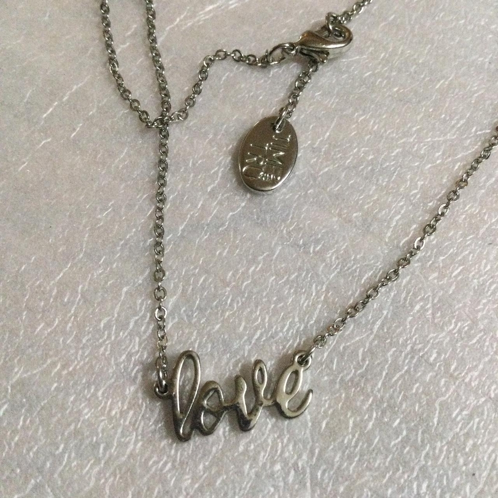 Silver Love Necklace